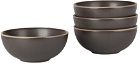 Lineage Ceramics Black Cereal Bowl, 4 pcs