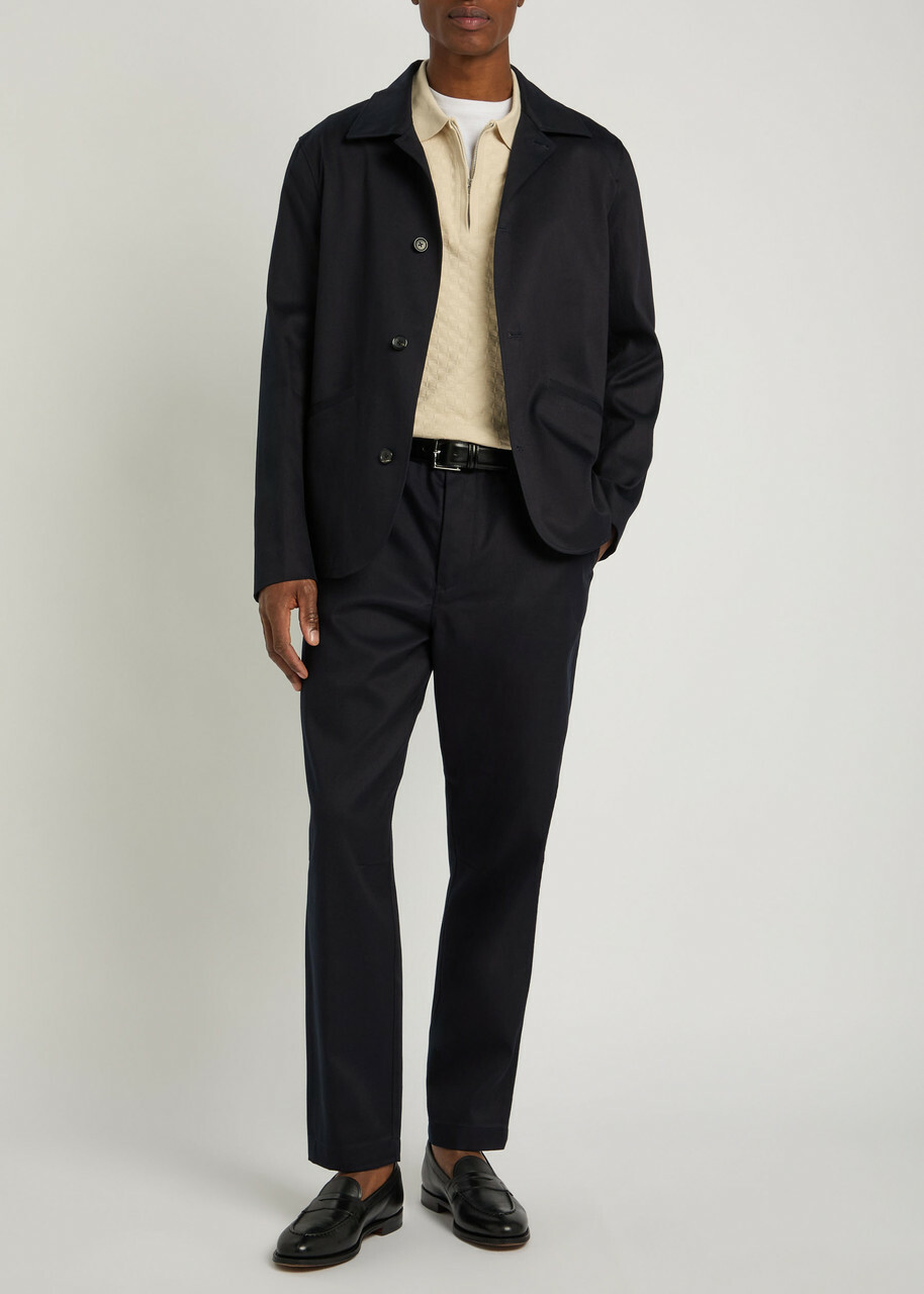 PS Paul Smith Tapered-leg Chino Trousers Navy