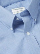 Kingsman - Button-Down Collar Cotton-Twill Shirt - Blue