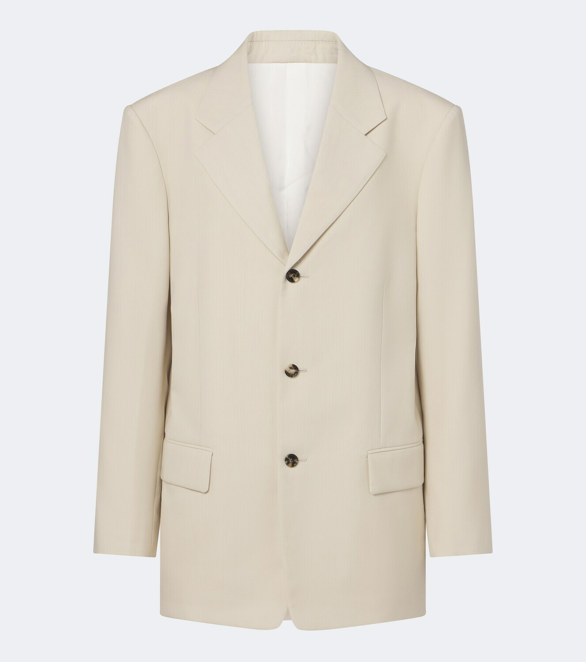 Bottega Veneta Striped wool and cotton blazer