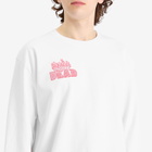 Brain Dead Men's Judgement Long Sleeve T-Shirt in White