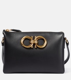 Ferragamo - Trapezio Mini leather crossbody bag