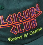 Pasadena Leisure Club - Logo-Embroidered Cotton-Twill Baseball Cap - Green