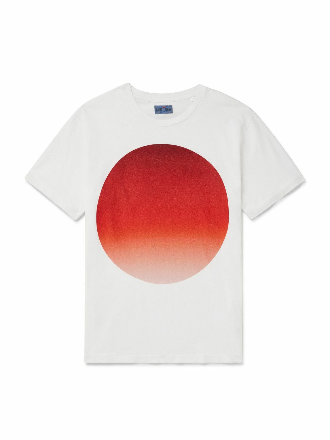 Blue Blue Japan - Omaru Gradation Printed Cotton-Jersey T-Shirt - White