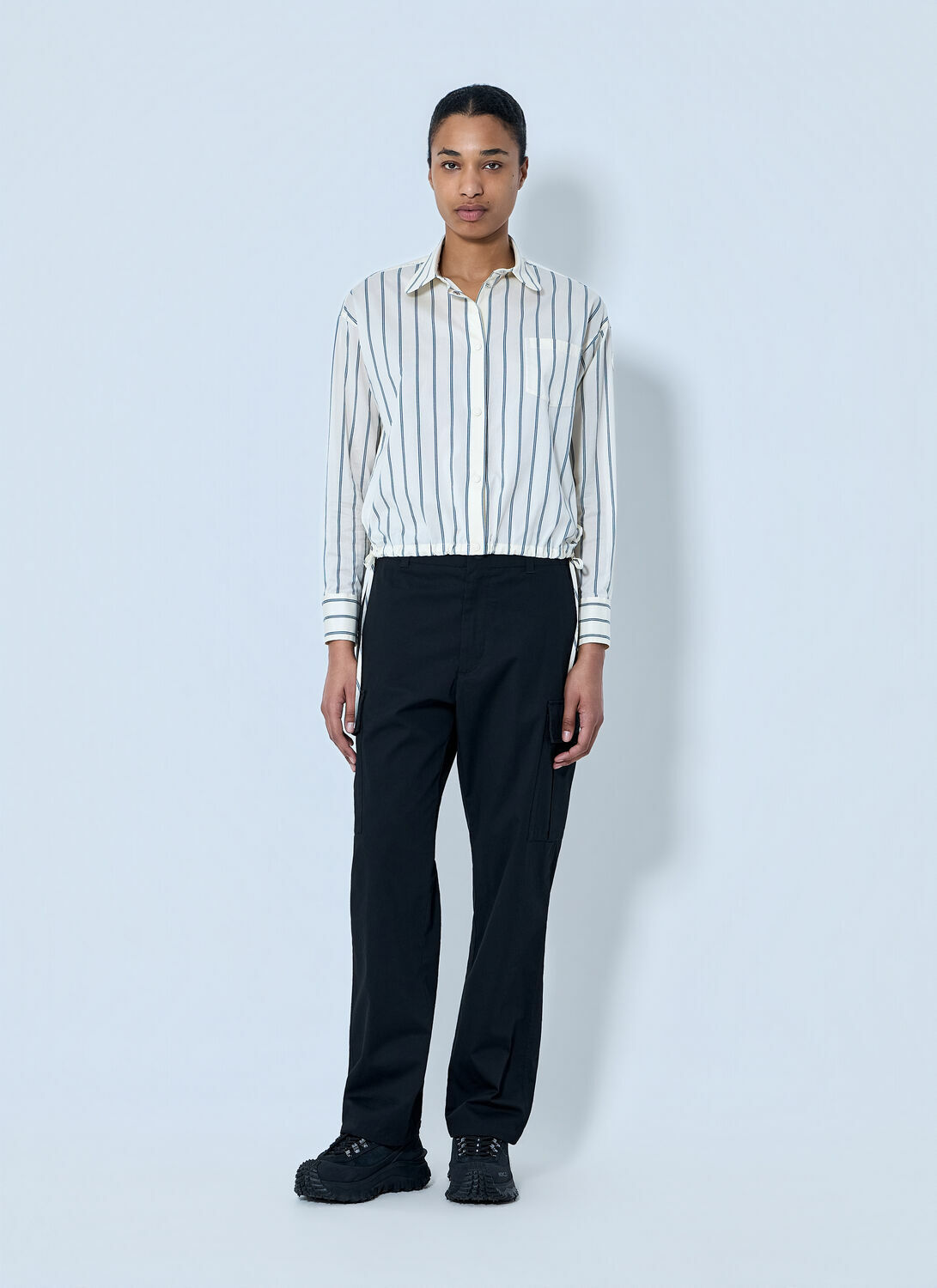 Moncler Striped Cotton Shirt