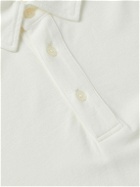 Altea - Cotton-Jersey Polo Shirt - White