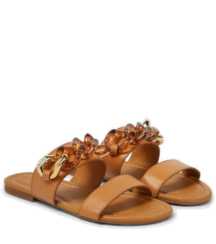 Photo: See By Chloé Kaddy leather slides