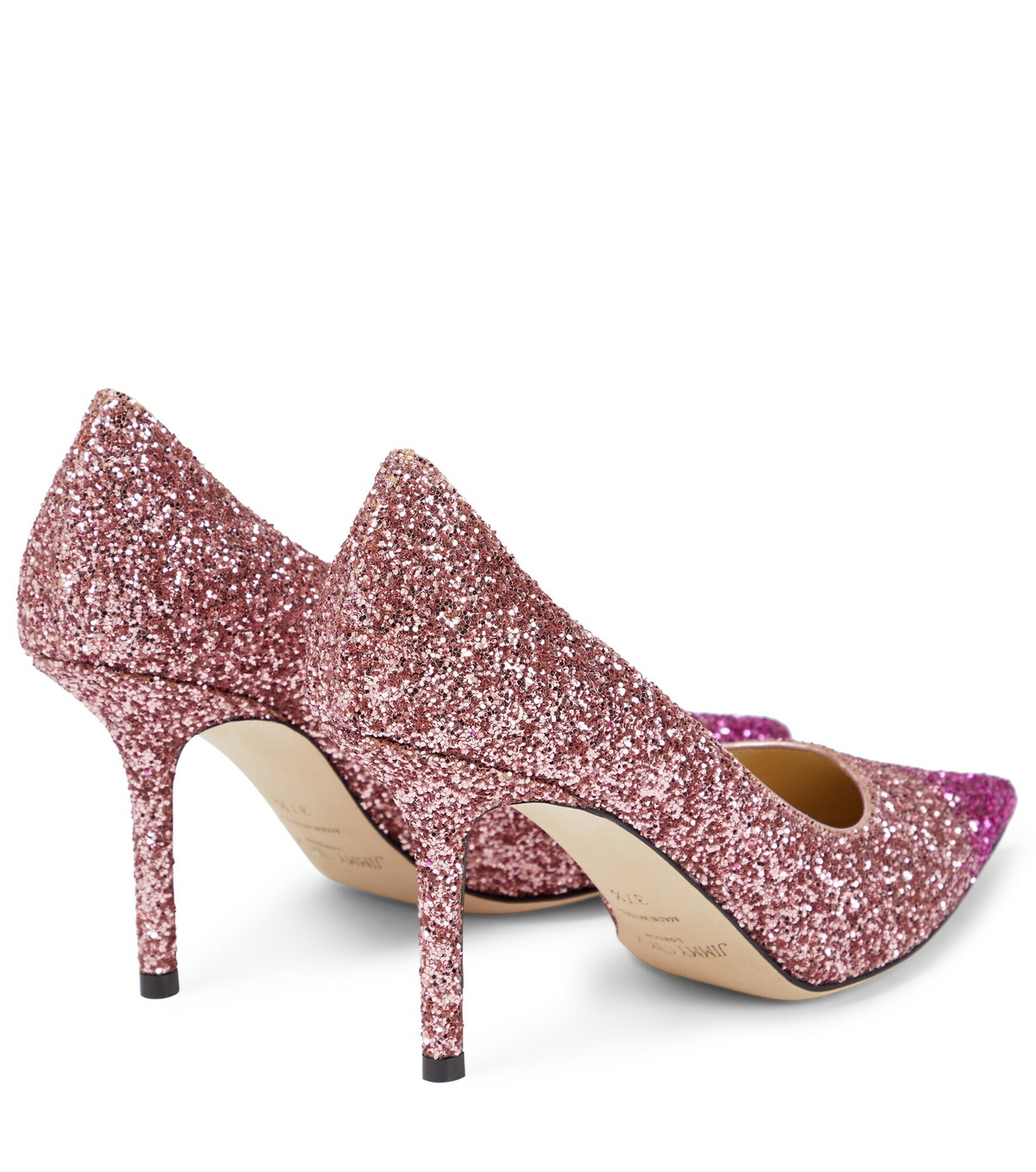 Jimmy Choo Candy Pink Glitter Love 85 Pumps