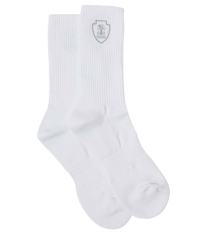Photo: Brunello Cucinelli Embroidered cotton-blend socks