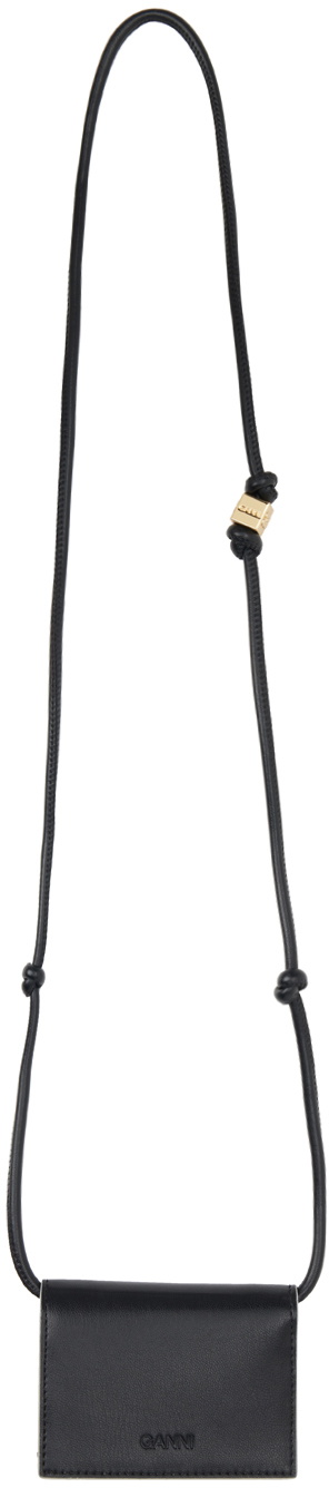 GANNI Black Bou Wallet GANNI