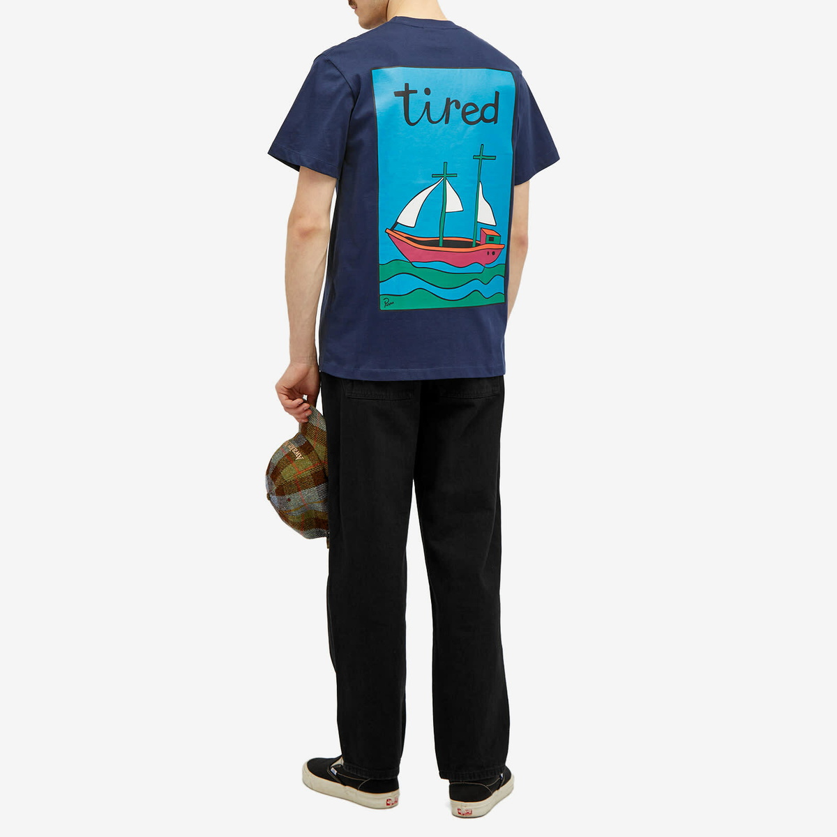 Tired Skateboards Men's The Ship Has Sailed T-Shirt in Navy