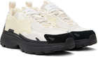 Maison Kitsuné Off-White & Black Sora Sneakers
