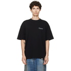 Represent Black Printed 'Owners Club' Script T-shirt