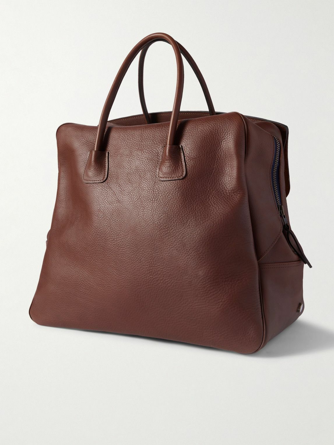 Bleu de Chauffe - Zoom Full-Grain Leather Weekend Bag