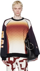 Dries Van Noten Orange Oversized Sweatshirt