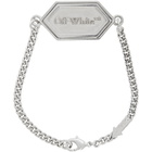 Off-White Silver Label Bracelet