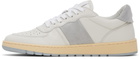 COLLEGIUM Off-White & Gray Pillar Destroyer Low Sneakers