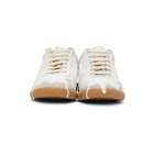 Maison Margiela Beige White-Out Replica Sneakers