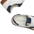 Collegium Men's Pillar Court Sneakers in White/Oceano