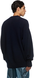 Moncler Genius 4 Moncler Hyke Navy Knit Crewneck