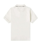 C.P. Company Undersixteen Men's Patch Logo Polo Shirt in Gauze White