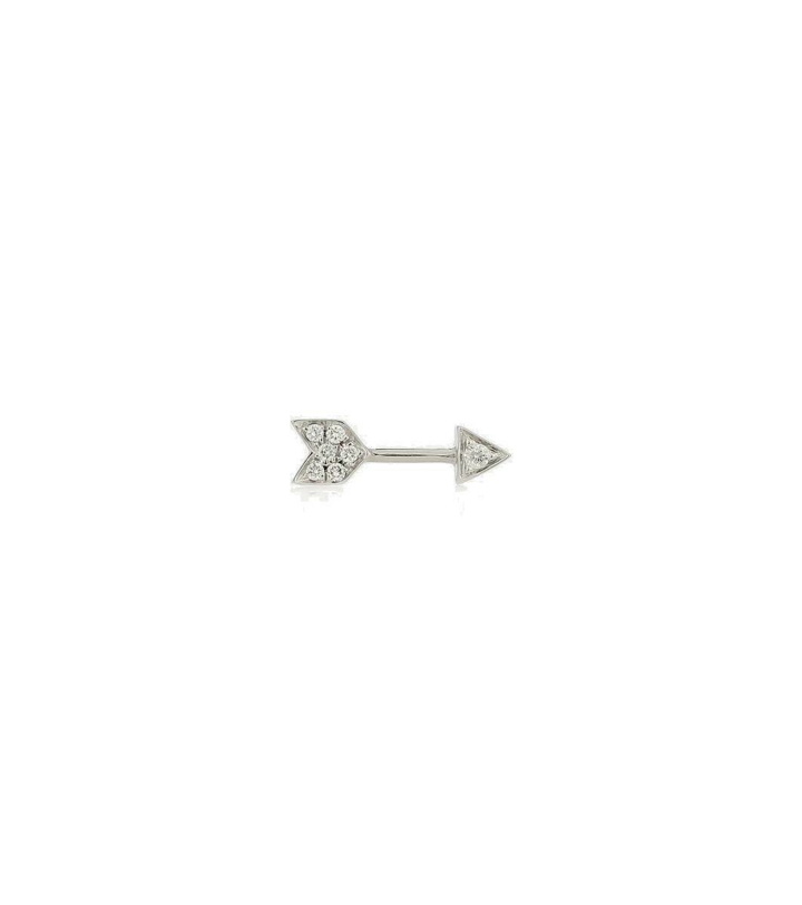 Photo: Maria Tash 10mm Diamond Arrow 18kt white gold single earring
