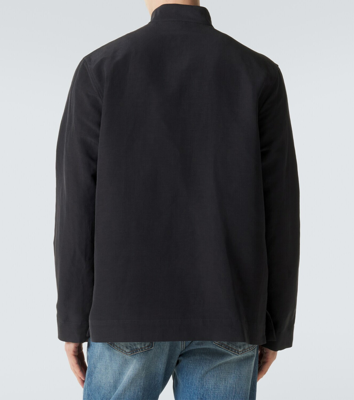 Umit Benan Francis linen and silk shirt