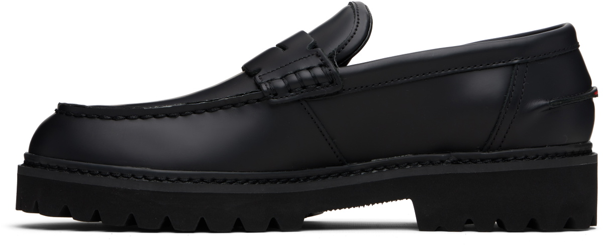Hugo Black Lug Loafers