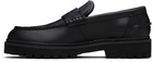 Hugo Black Lug Loafers