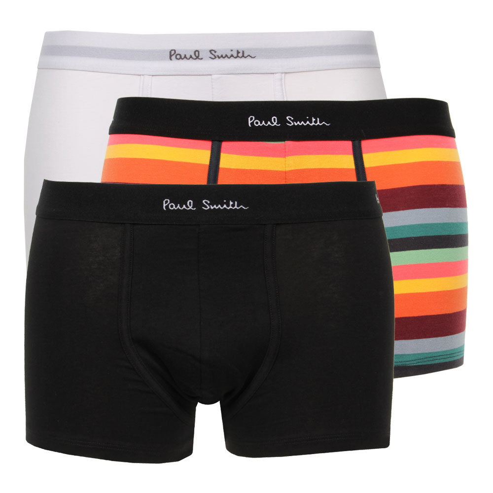 3 Pack Trunks - White/Black/Multi