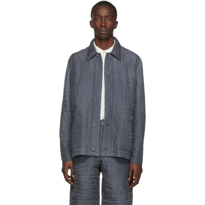 Photo: Paul Smith Grey Quilted Silk Jacket