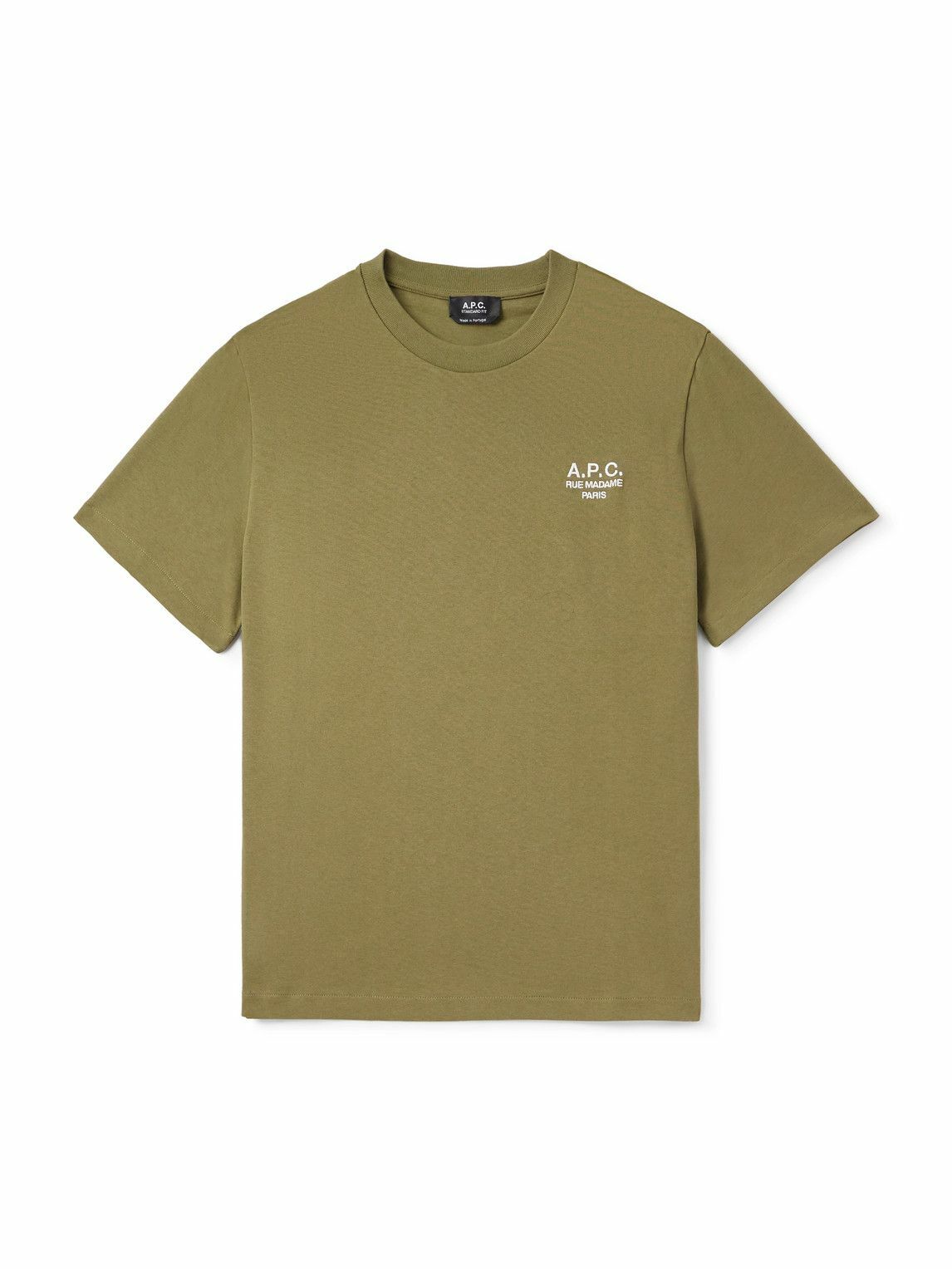 A.P.C. - JJJJound Logo-Print Cotton-Jersey T-Shirt - White