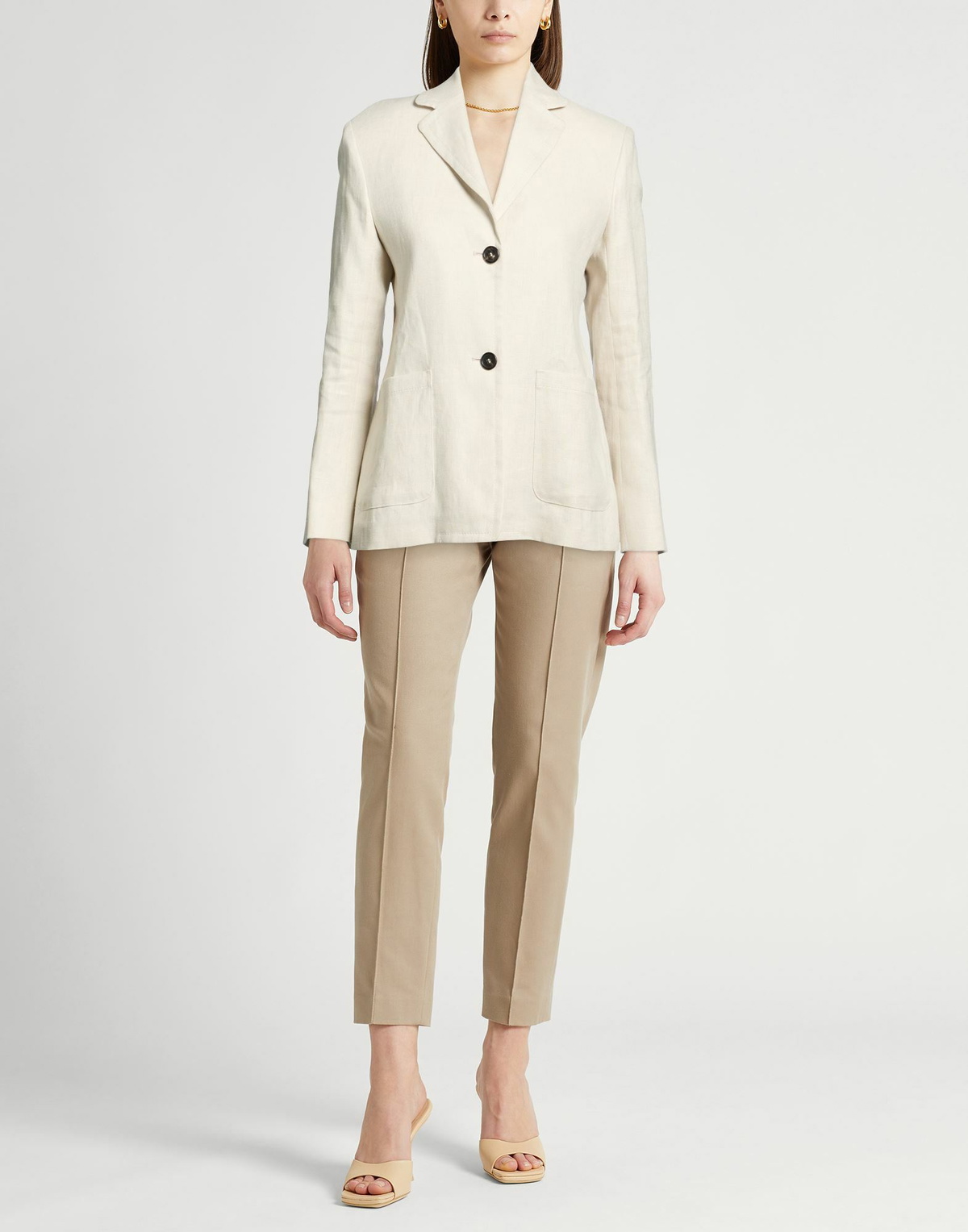 's Max Mara Womens Blazer in Light grey