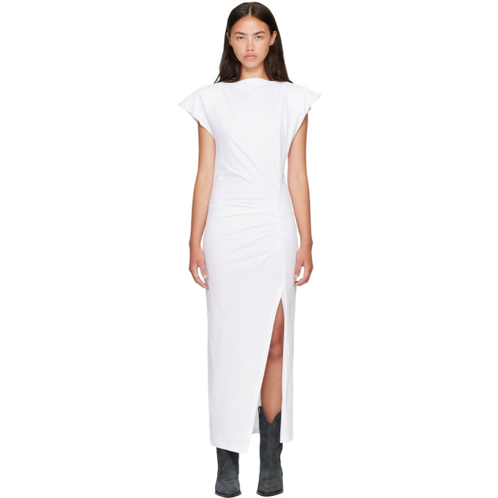 Photo: Isabel Marant White Nadela Midi Dress