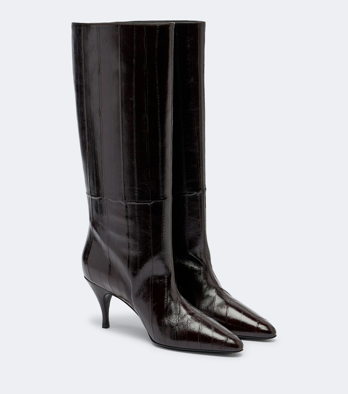 Herbert Levine Silhouette leather knee-high boots