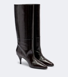 Herbert Levine Silhouette leather knee-high boots