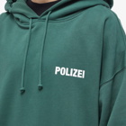 Vetements Men's Polizei Popover Hoody in Police Green