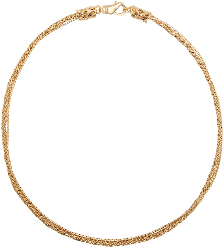 Photo: Emanuele Bicocchi Gold Tiered Rope Necklace