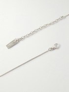 SAINT LAURENT - Silver-Tone Pendant Necklace - Silver