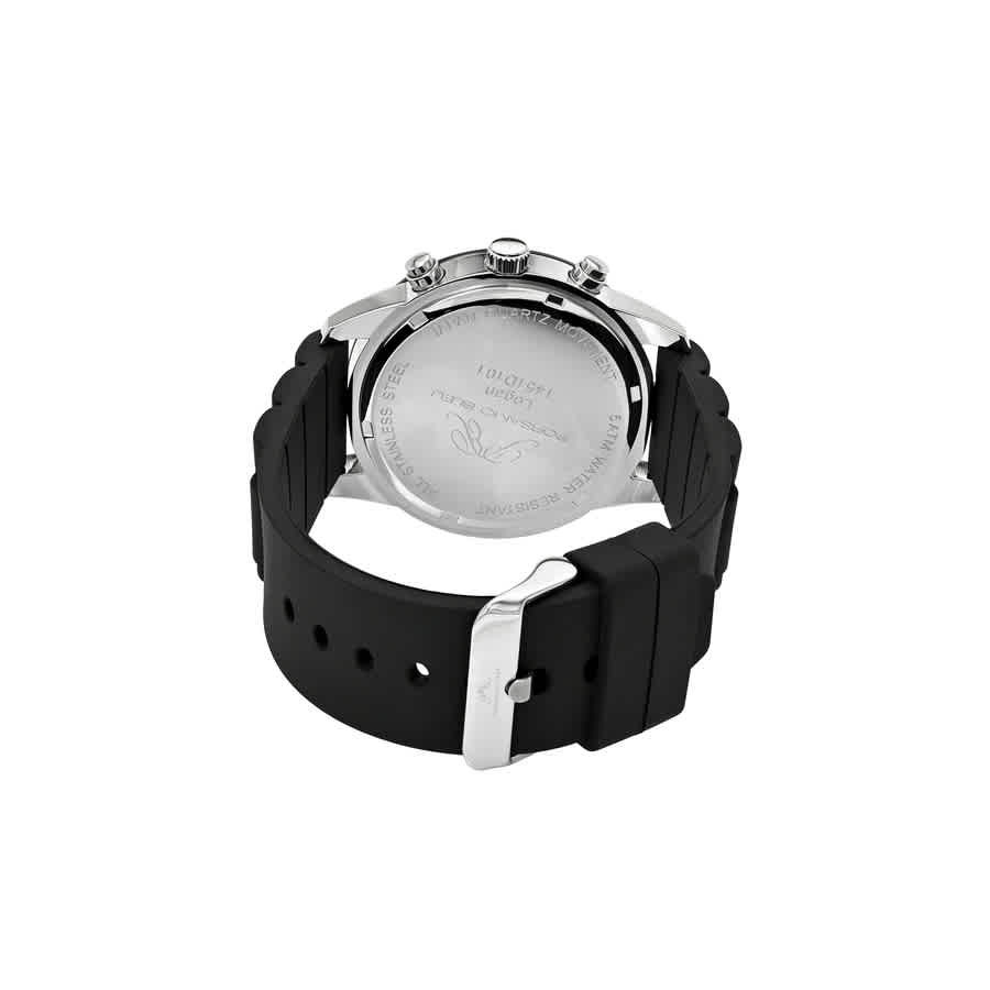 Porsamo Bleu Logan Chronograph Quartz Black Dial Mens Watch 1451DLOR