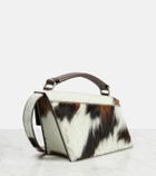 Acne Studios Distortion Small calf hair crossbody bag