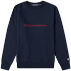 Billionaire Boys Club Men's Serif Logo Crew Sweat in Navy