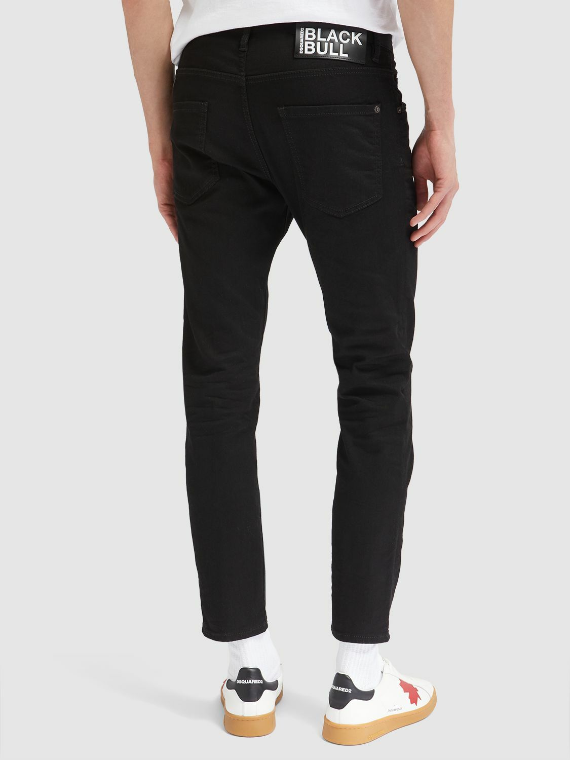 DSQUARED2 - Skater Black Bull Denim Jeans