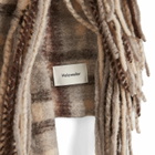 Holzweiler Women's Tassel Scarf in Brown Check 