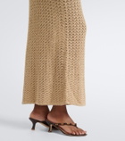 SIR Ellinor crochet cotton maxi dress