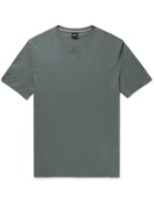 HUGO BOSS - Slim-Fit Cotton-Jersey T-Shirt - Green