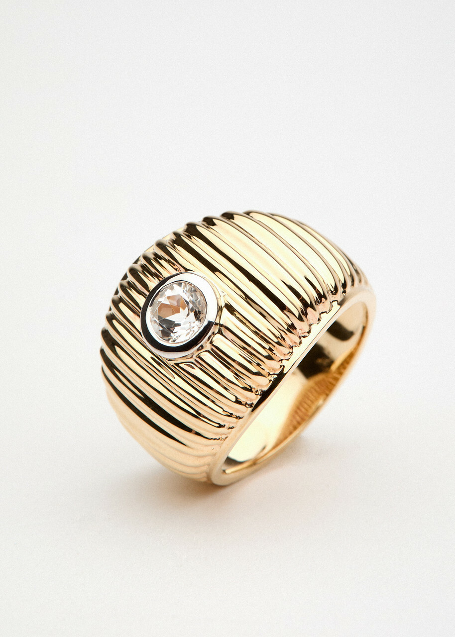 Yvonne Leon Bague Maxi 9kt Gold Ring