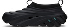 Crocs Black Echo Storm Heel Dip Loafers