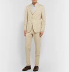 Caruso - Light-Beige Butterfly Cotton-Blend Suit Jacket - Neutrals