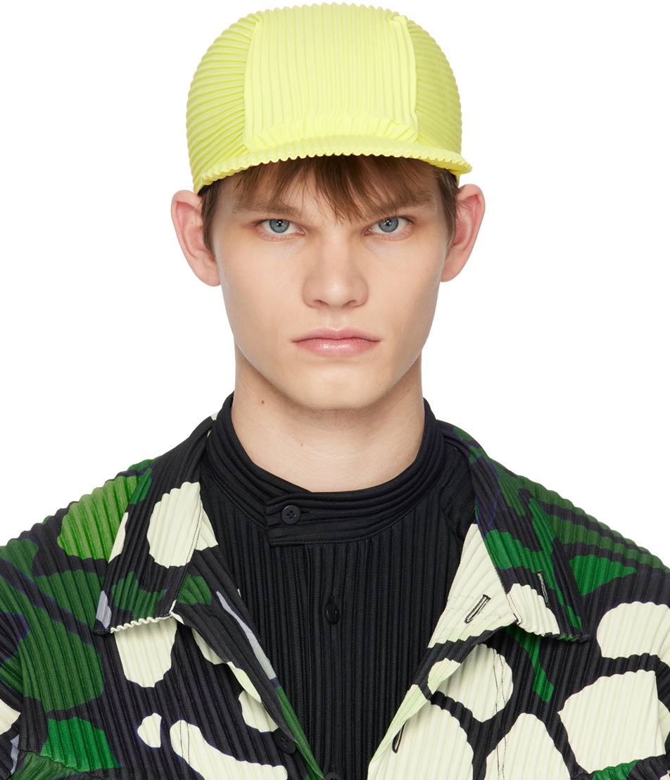 HOMME PLISSÉ ISSEY MIYAKE Yellow Pleats Cap Homme Plisse Issey Miyake